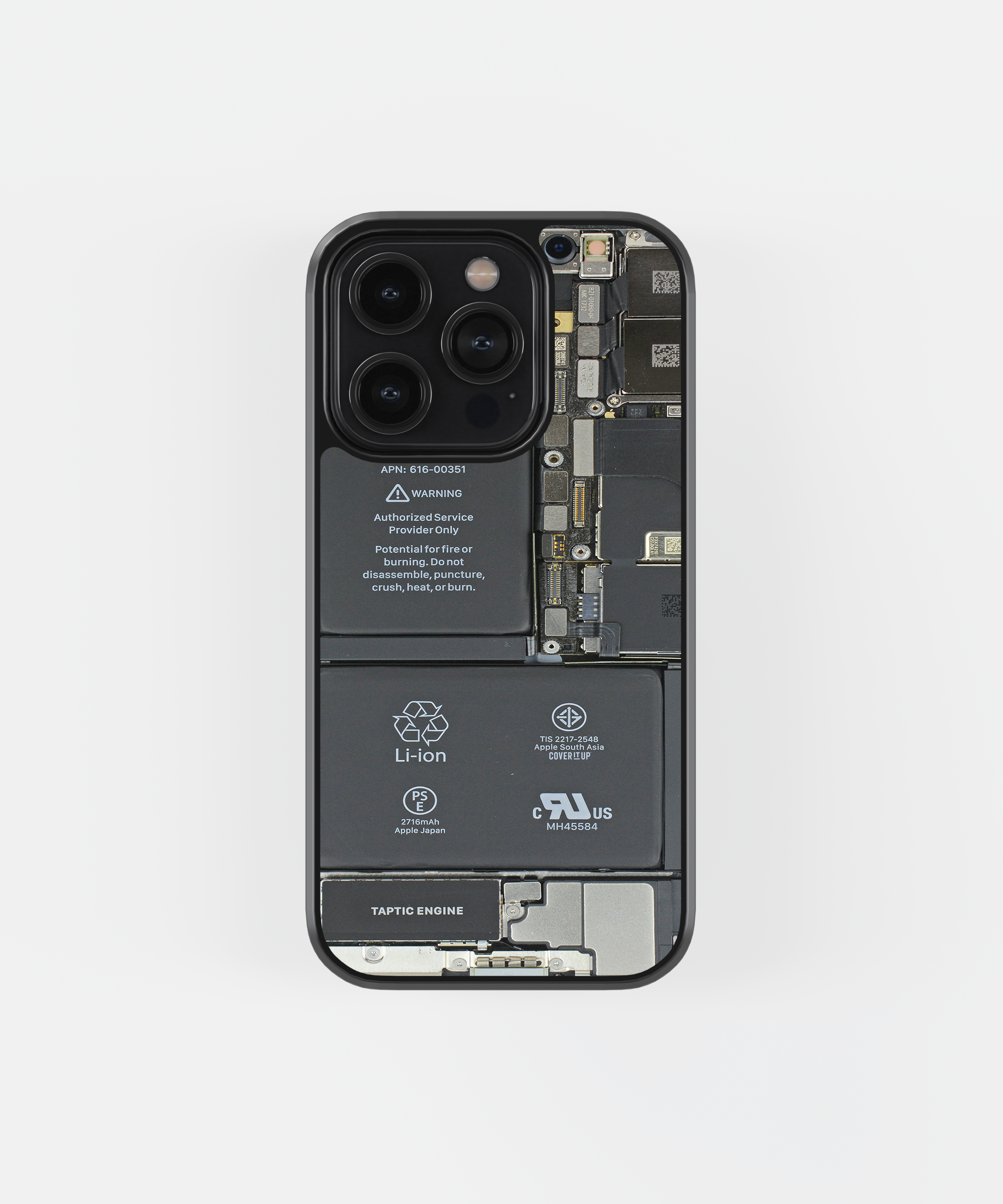 iPhone Circuit X Ray Glass Case