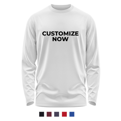Customise Pure Cotton Full Sleeve T-shirt