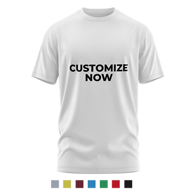 Customise Pure Cotton Round Neck T-shirt
