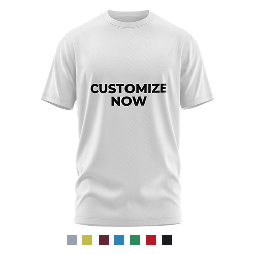 Customise Pure Cotton Round Neck T-shirt