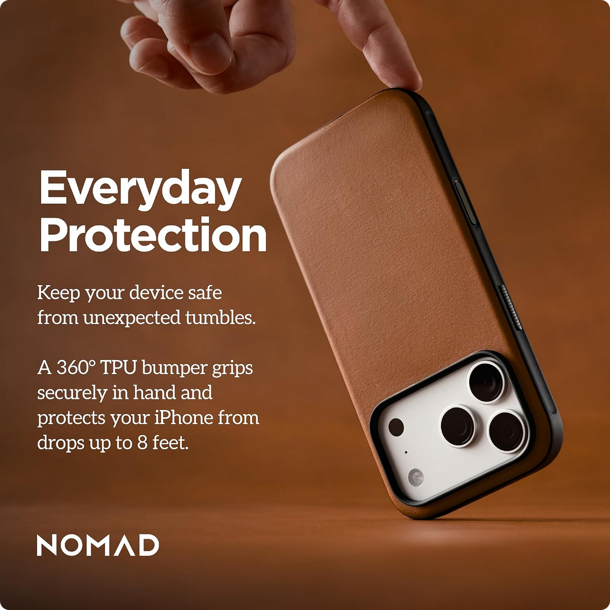 NOMAD Modern Horween Leather for iPhone 18 Pro Max