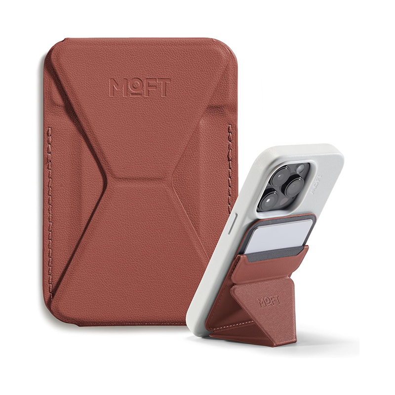 MOFT Snap-on Phone Stand & Wallet (Magsafe Compatible)-iPhone 12/13/14/15/16 series & Non Magsafe Cases And Android Phones Using Moft Metal Ring include in Pack