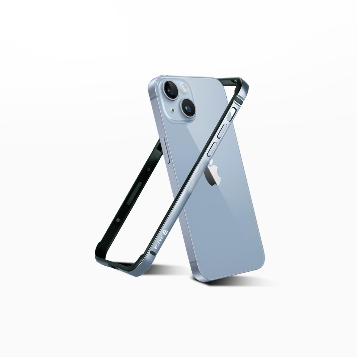 RAEGR Case | Anodized Aluminum Bumper | Magnetic Compatible | Edge Armor Protective Minimal Case Designed for iPhone 15 (6.1-Inch) 2023