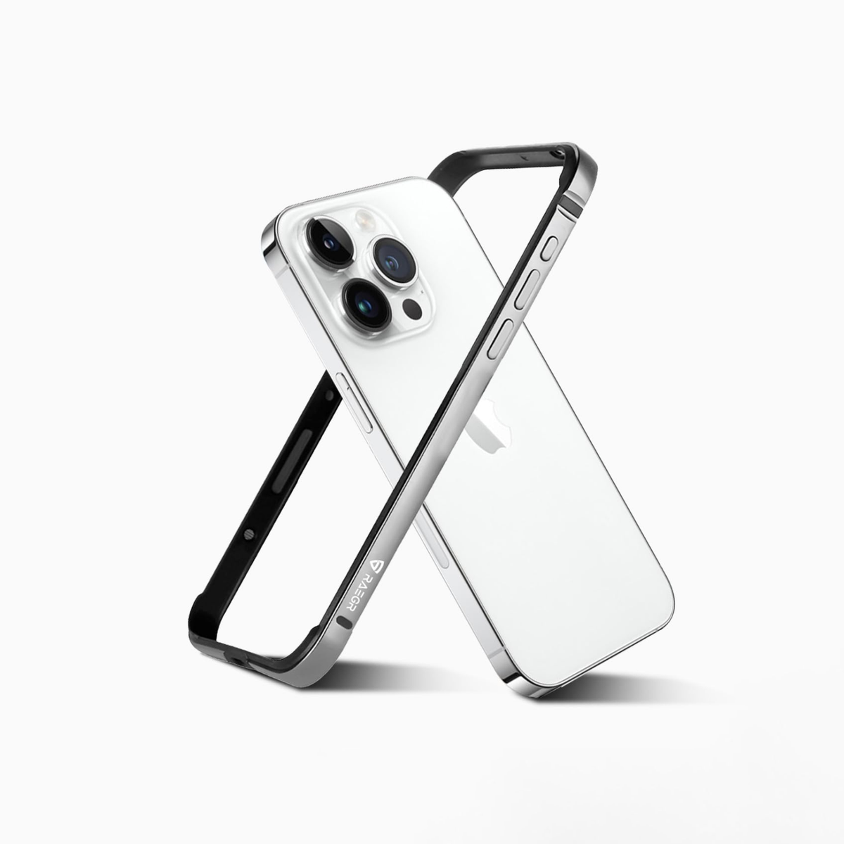 RAEGR Case | Anodized Aluminum Bumper | Supports Magnetic Wireless Charging | Edge Armor Protective Minimal Case Designed for iPhone 15 Pro Max (6.7-Inch) (2023)