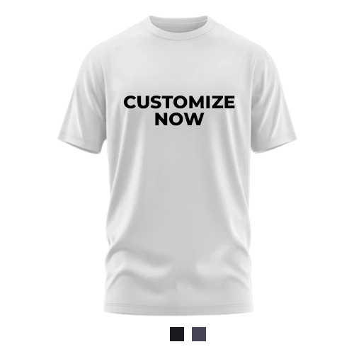 Customise Sustainable Cotton Round Neck T-shirts