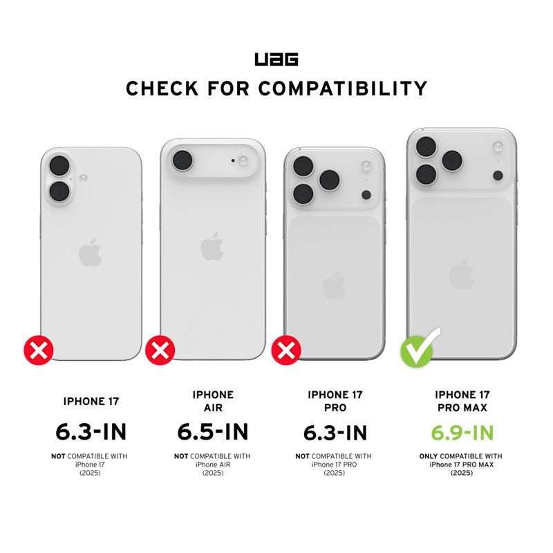 UAG Urban Armor Gear Metropolis LT Kevlar iPhone 17 Pro Max Case