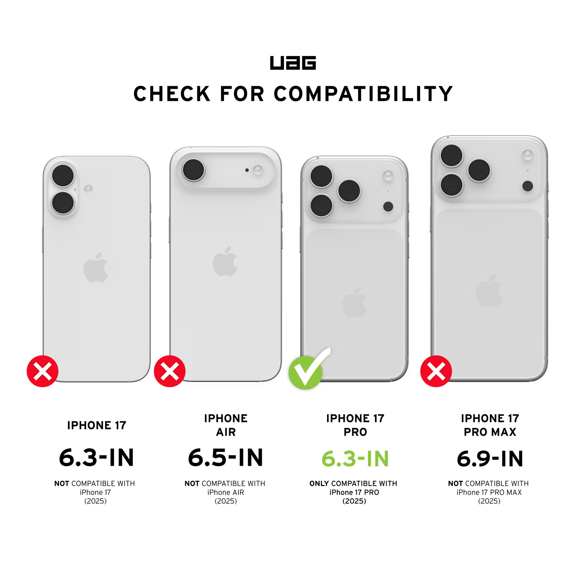 UAG Urban Armor Gear Exclusive Pathfinder iPhone 17 Pro Case