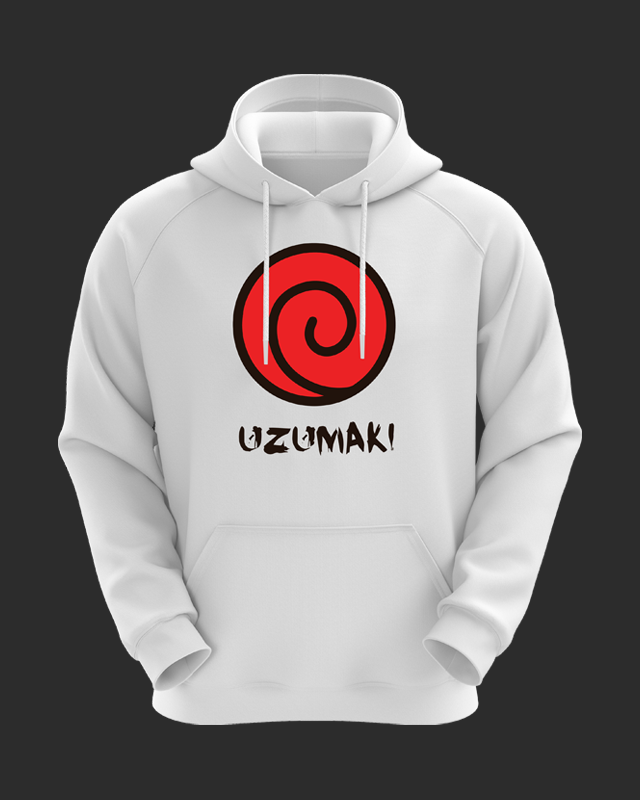 Uzumaki Crest Cotton Hoodie for Men and Women from coveritup.com
