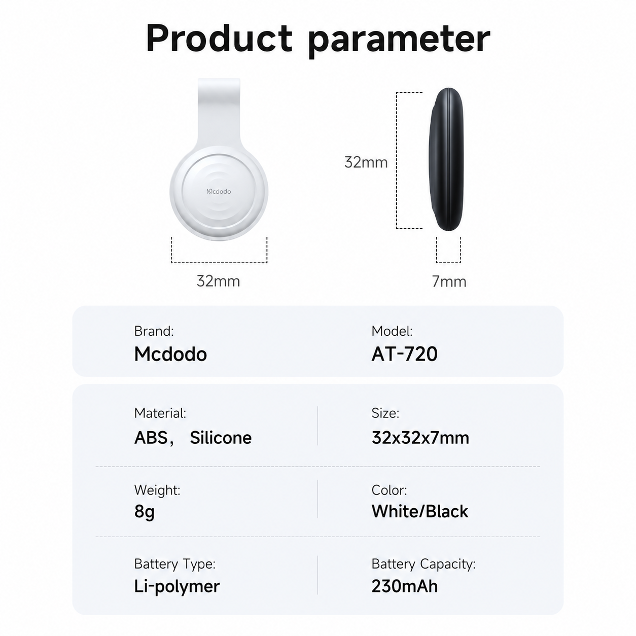 Mcdodo SmartTag Locator (MFI Certificated)