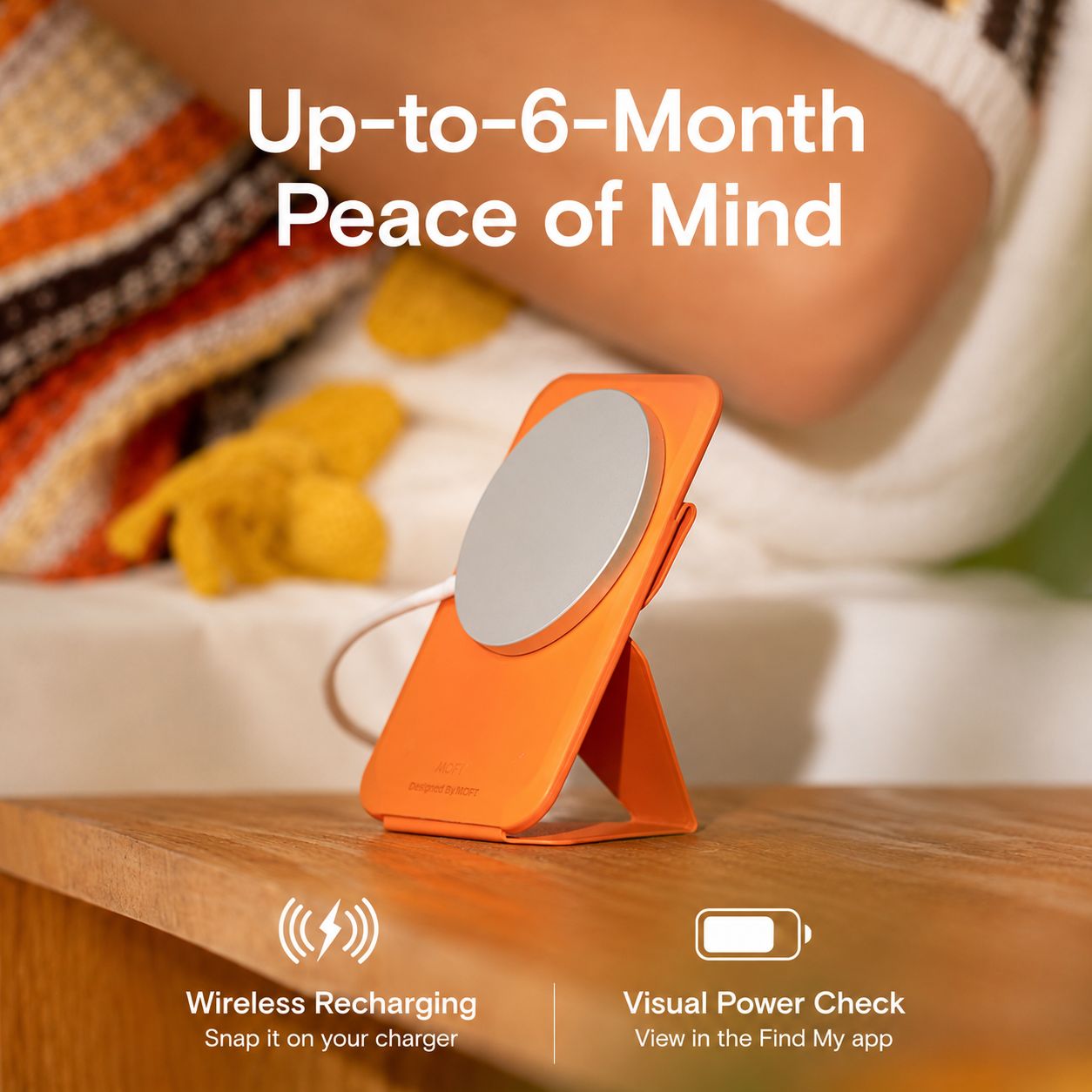 Moft Trackable Snap-on Phone Stand & Wallet