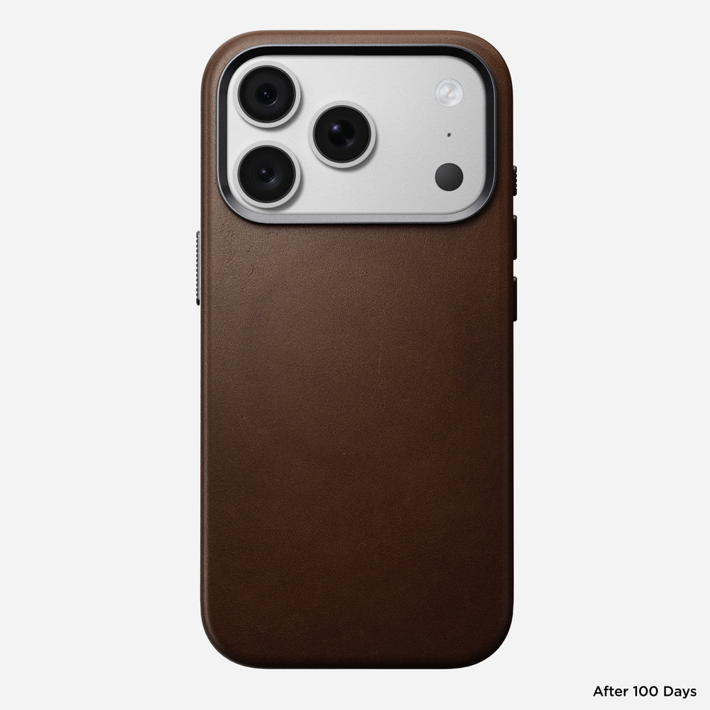 NOMAD Traditional Leather Case Compatible with iPhone 18 Pro Case Camino Leather