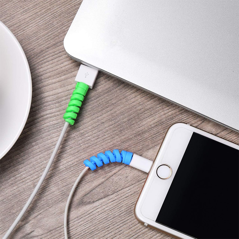 Set of 2 charger cable protection