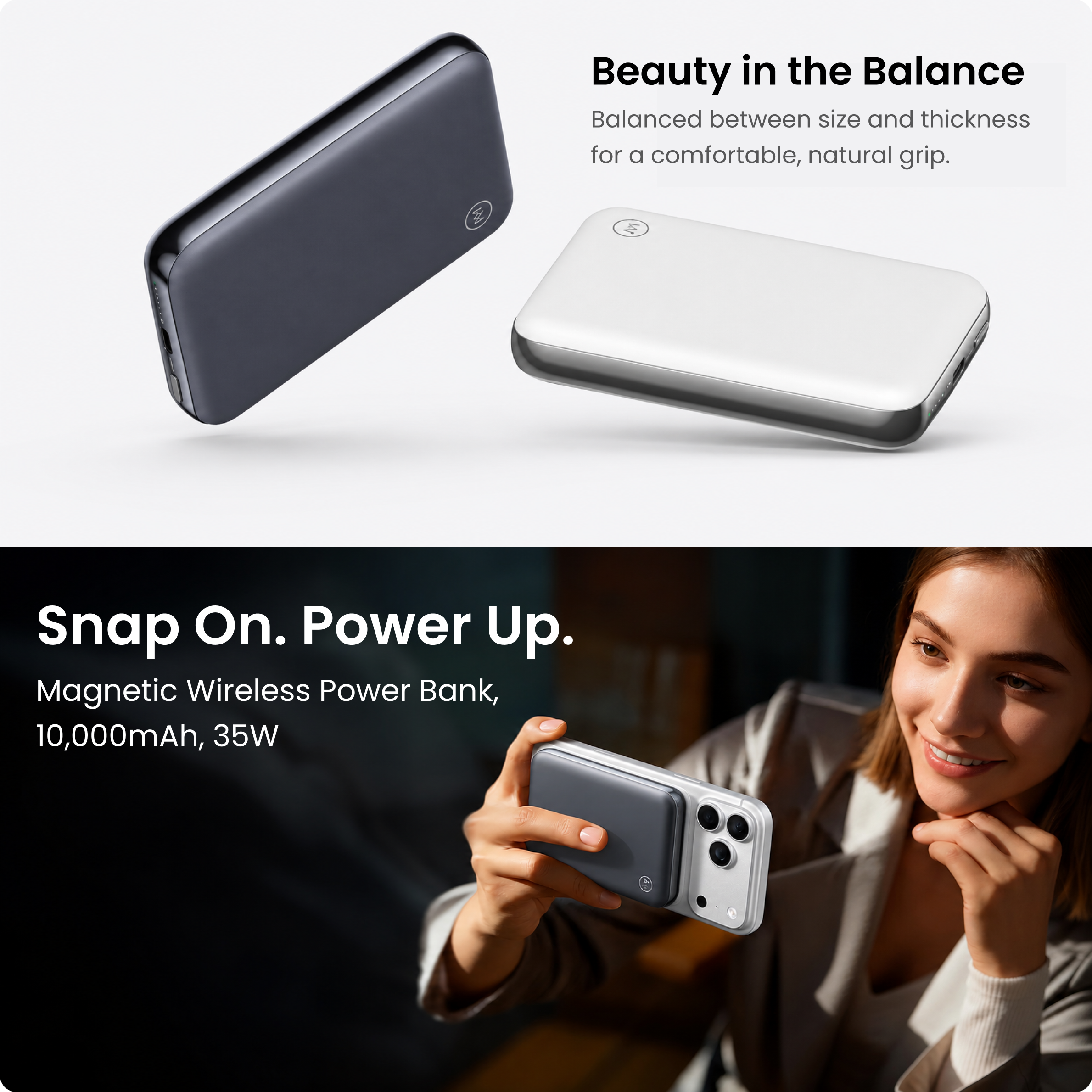 Mcdodo 10000mAh 35W Magnetic Wireless Power Bank