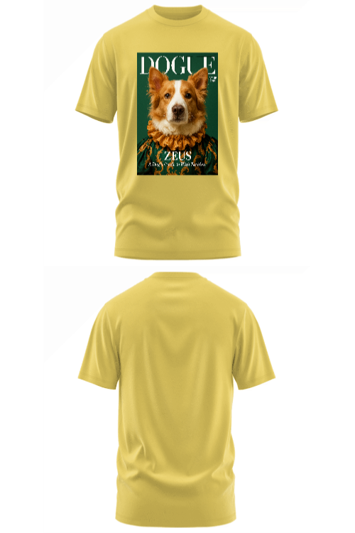 Customise Pure Cotton Round Neck T-shirt (Customized)