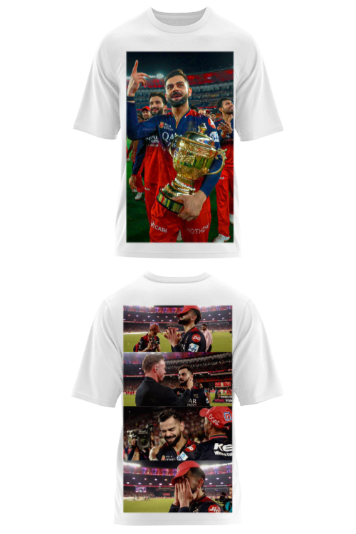 Customise Pure Cotton Oversized Roundneck T -shirt (Customized)