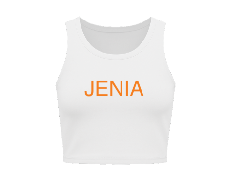 Customise Women’s pure cotton crop top (Customized)
