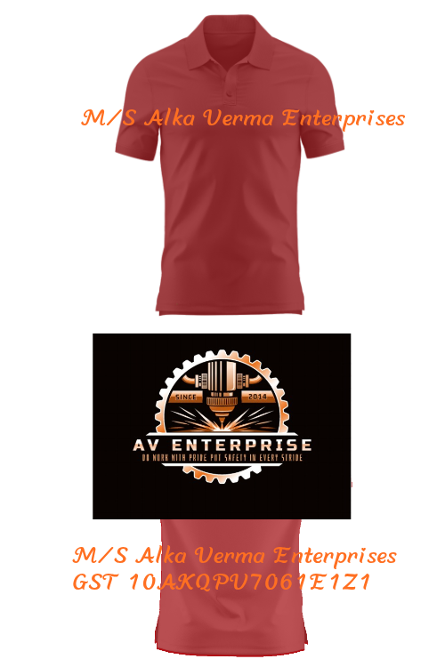 Customise Pure Cotton Collared Polo T-shirt (Customized)