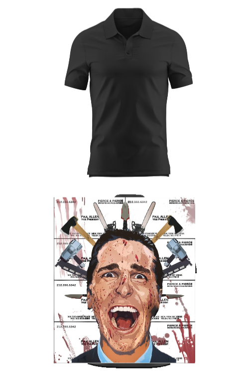 Customise Pure Cotton Collared Polo T-shirt (Customized)
