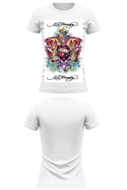 Customise Womens Pure Cotton Round Neck T-shirt (Customized)