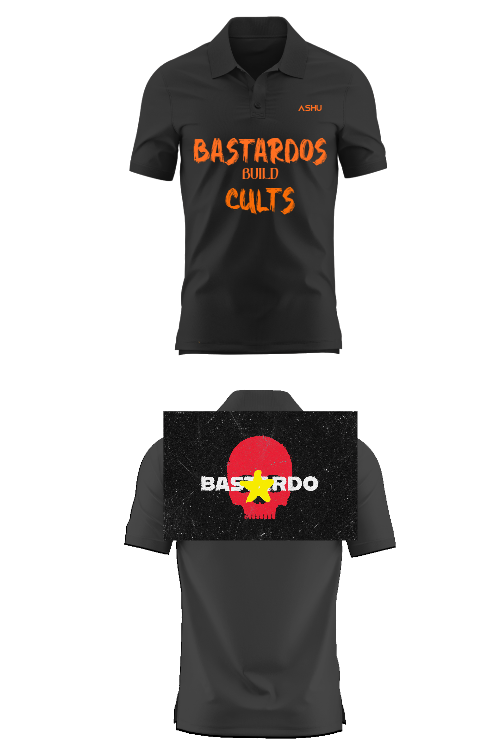 Customise Pure Cotton Collared Polo T-shirt (Customized)