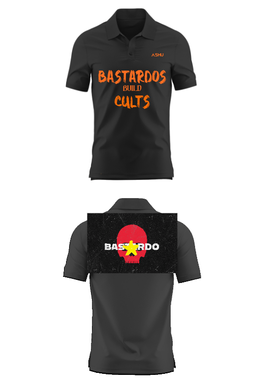 Customise Pure Cotton Collared Polo T-shirt (Customized)