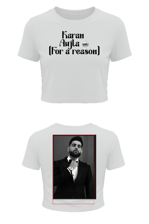 Customise Women’s pure cotton crop top half Sleeve (Customized)