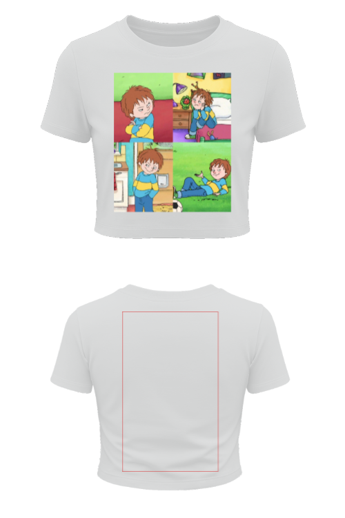 Customise Women’s pure cotton crop top half Sleeve (Customized)