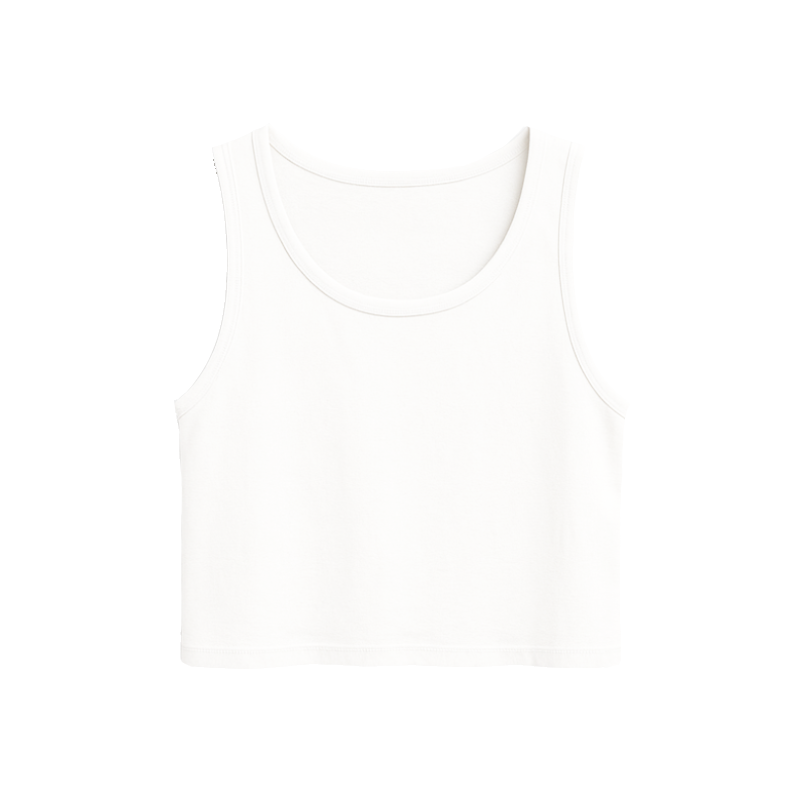Customise Women’s pure cotton crop top