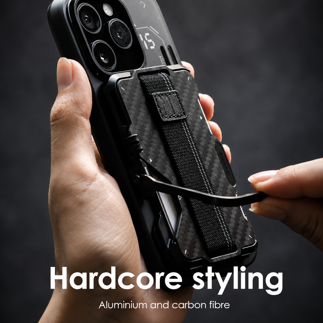 Aulumu G03 Multi-Tool Magnetic Metal Wallet | Carbon Fiber Cover | MagSafe