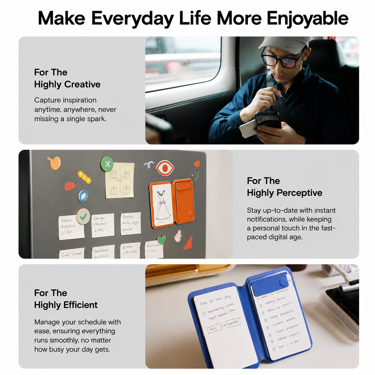 Moft Snap Flow Phone Notepad Stand