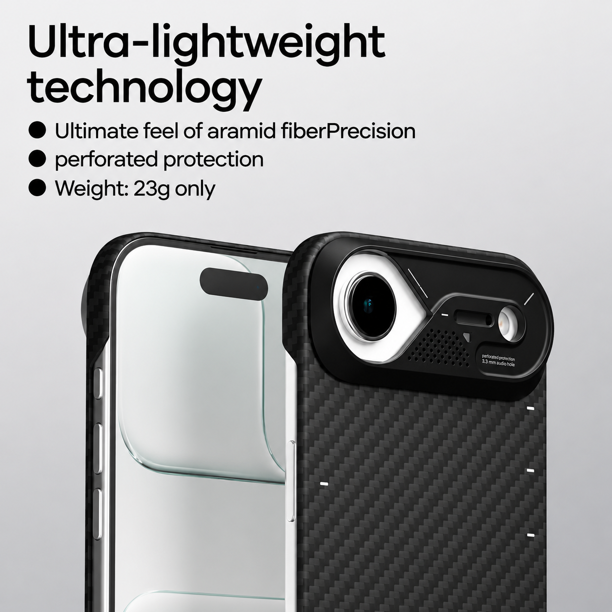 Aulumu A17 Aramid Fiber Case for iPhone Air | Ultra Slim | MagSafe