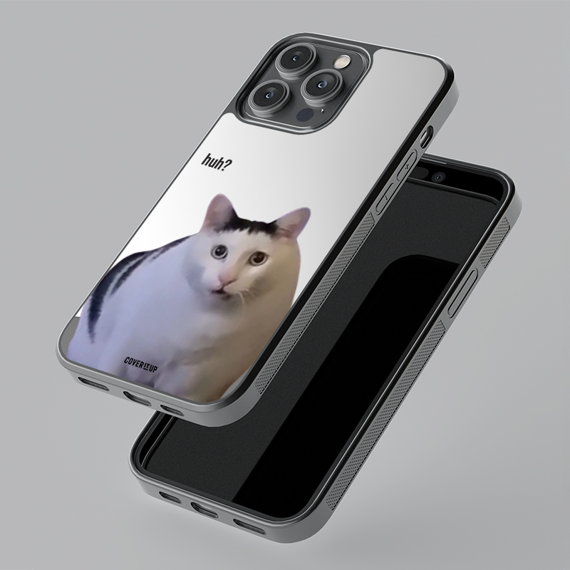 The “Huh?” Kitty Mirror Phone Case