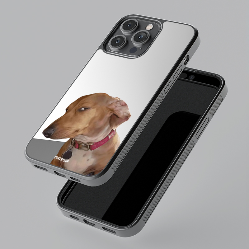 The Judgemental Canine Mirror Phone Case