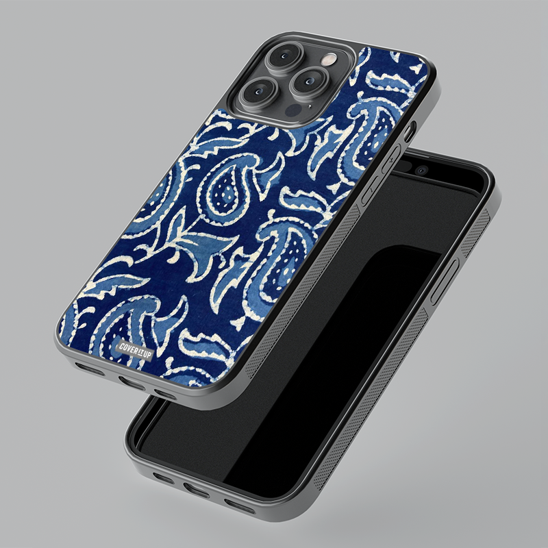 Azure Weaves Glass Case