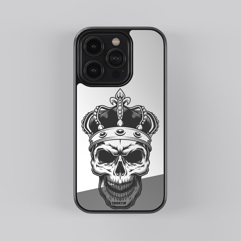The Crowned Skull Mirror Phone Case