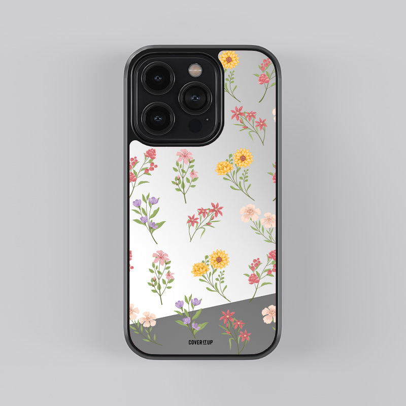 Whimsy Wildflower Mirror Phone Case