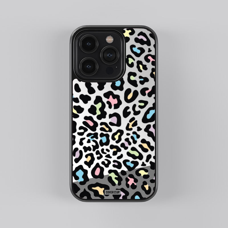 Pastel Leopard Mirror Phone Case