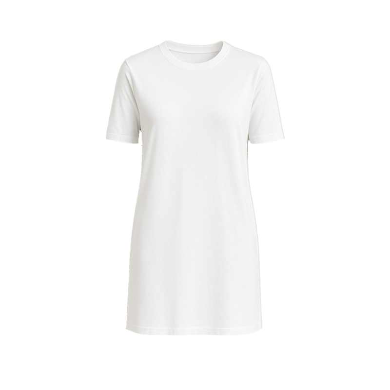 Customise women's pure cotton T-shirt dress