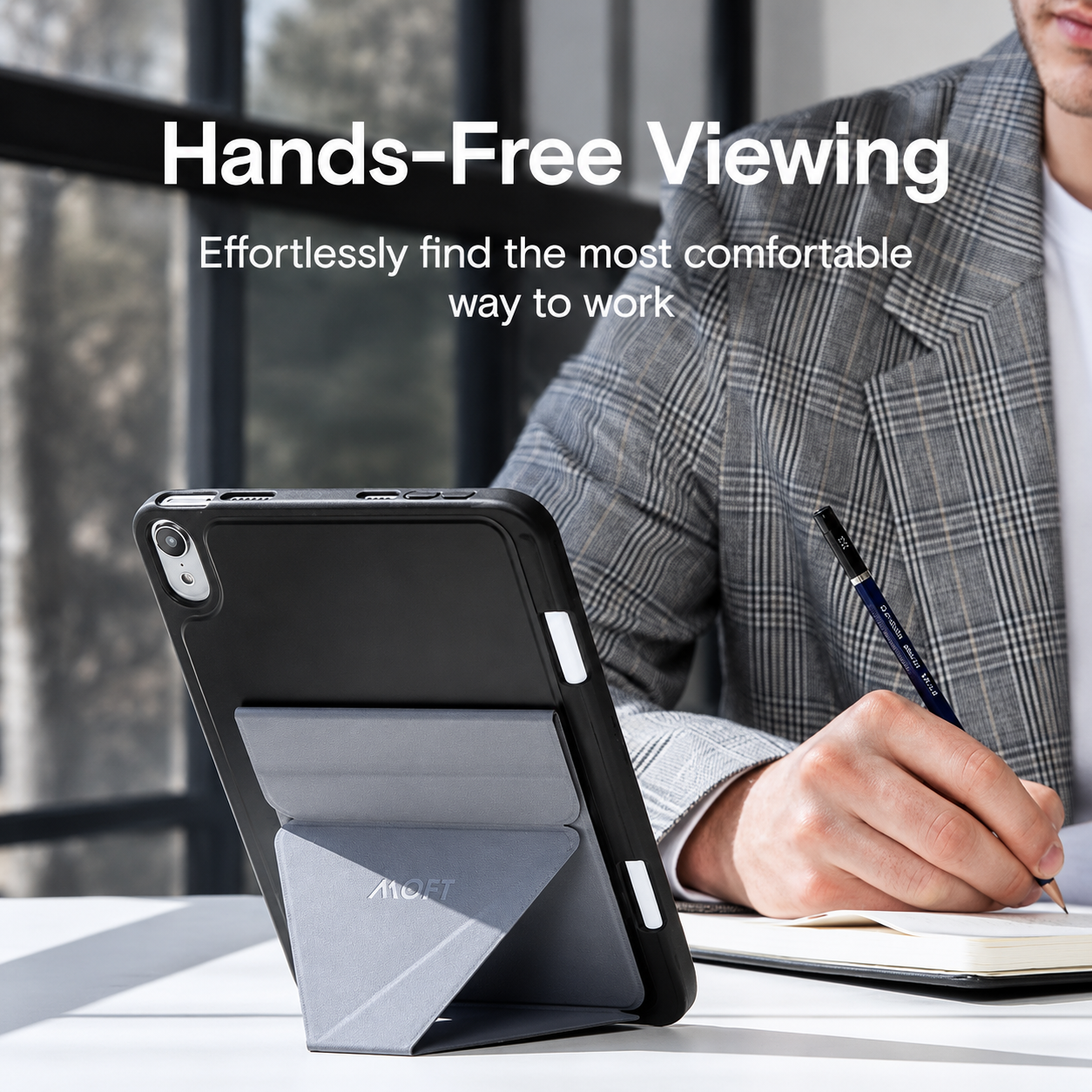 MOFT Snap Tablet Stand Slim & Invisible Most Adjustable, Compatible with Ipads & Tablets From- "7.9 - 12.9"