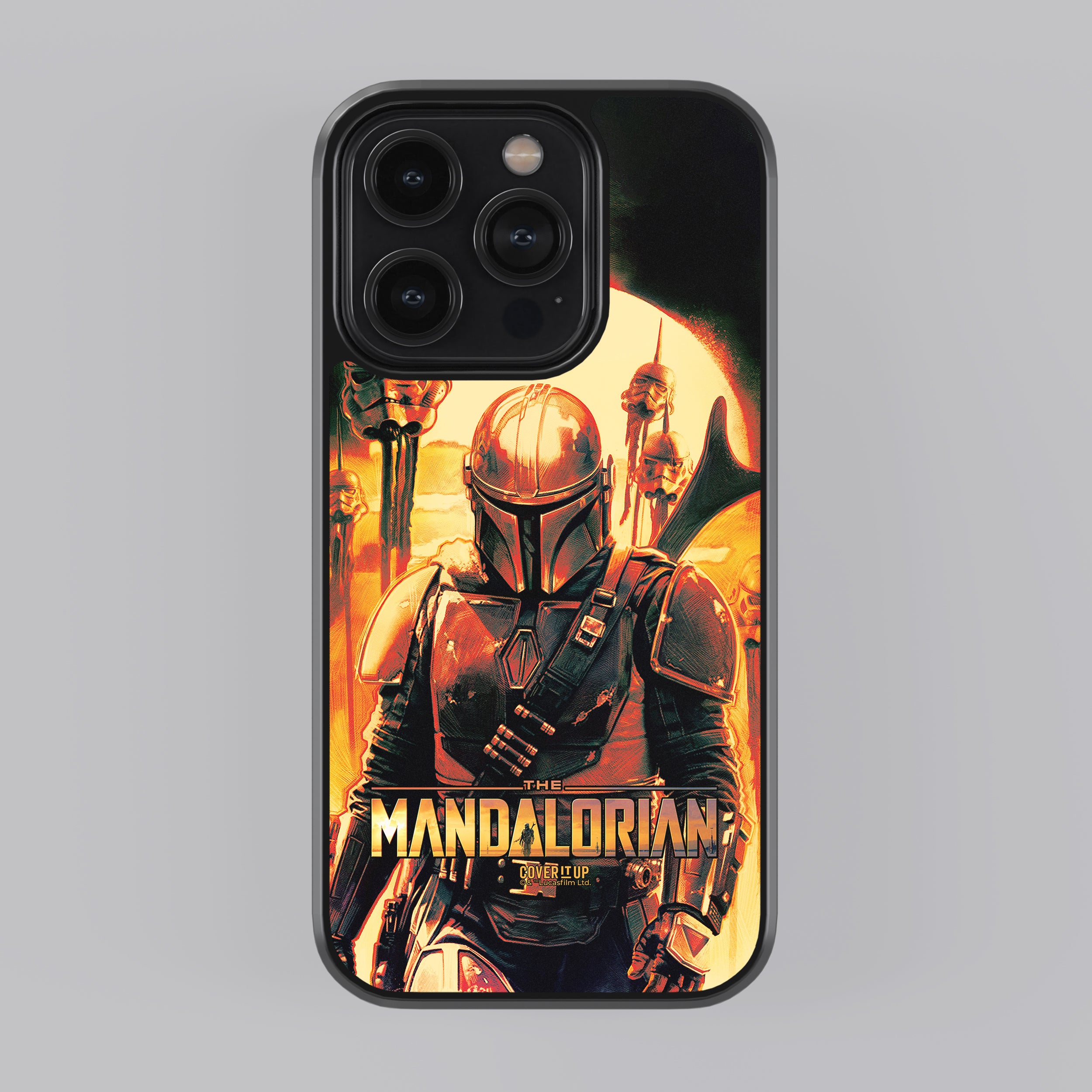 Star Wars The Mandalorian Glass Case