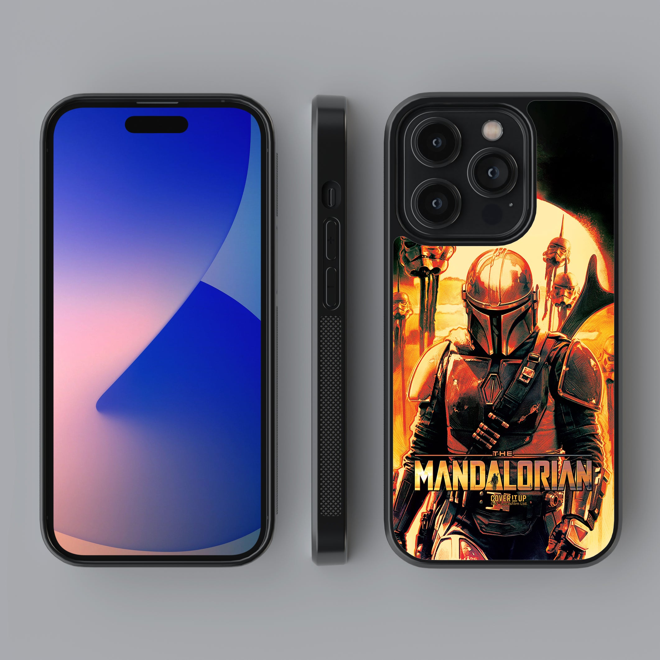 Star Wars The Mandalorian Glass Case