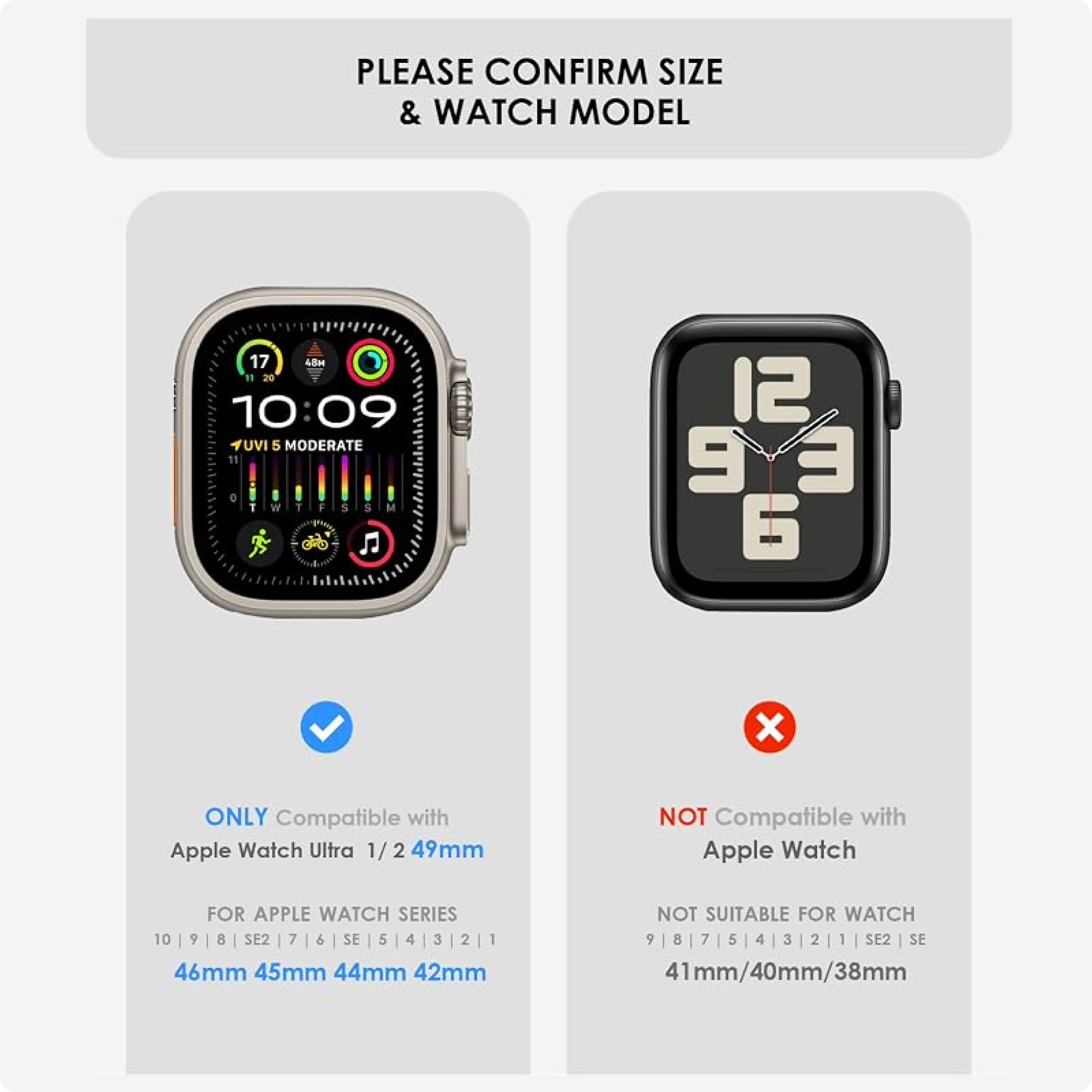Aulumu A11 Mag Buckle Slim Band for Apple Watch Series