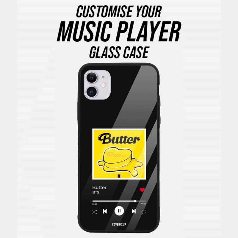 Test Customisable Music Player Glass Case