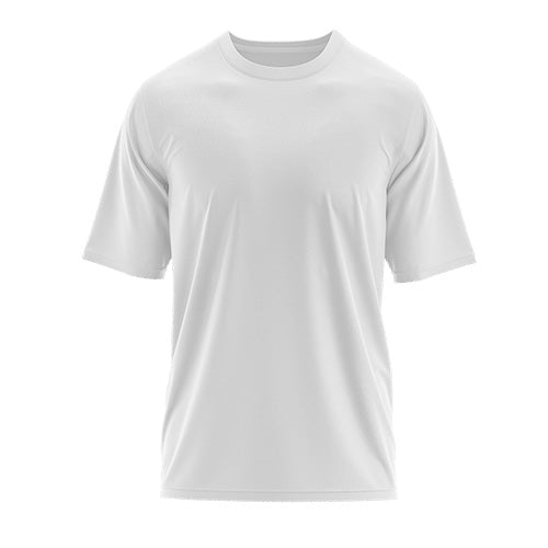 Pure Cotton Plus-sized Round Neck T-shirt