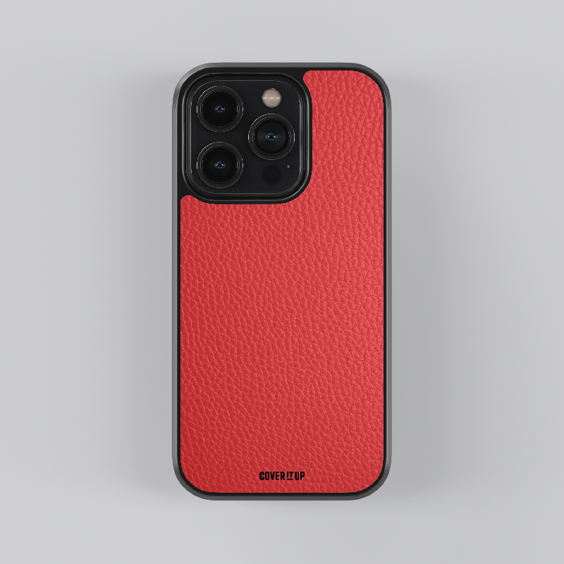 Red Classic Leather Case
