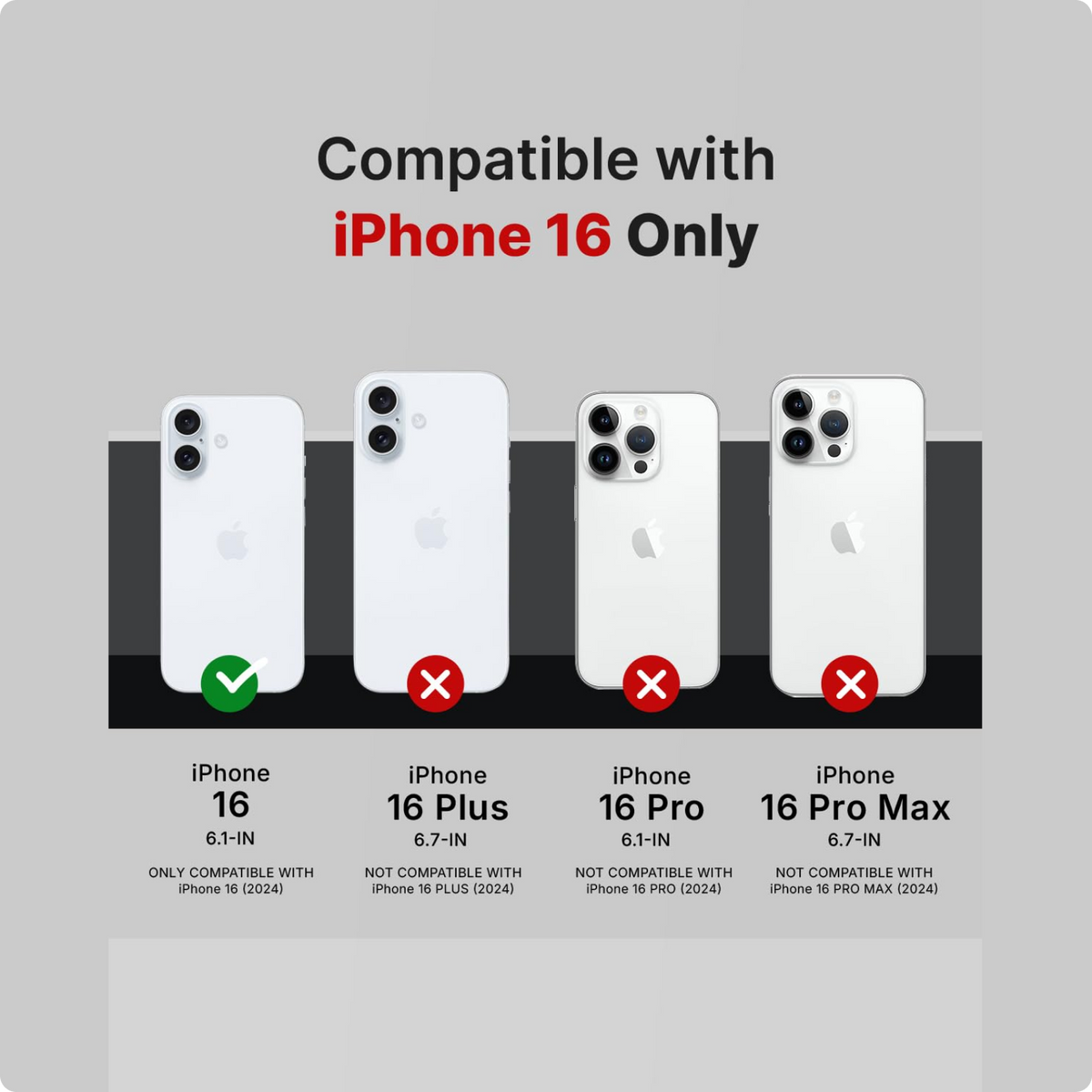 RAEGR Case | Anodized Aluminum Bumper | Supports Magnetic Wireless Charging | Edge Armor Protective Minimal Case Designed for iPhone 16 (6.1-Inch) (2024)