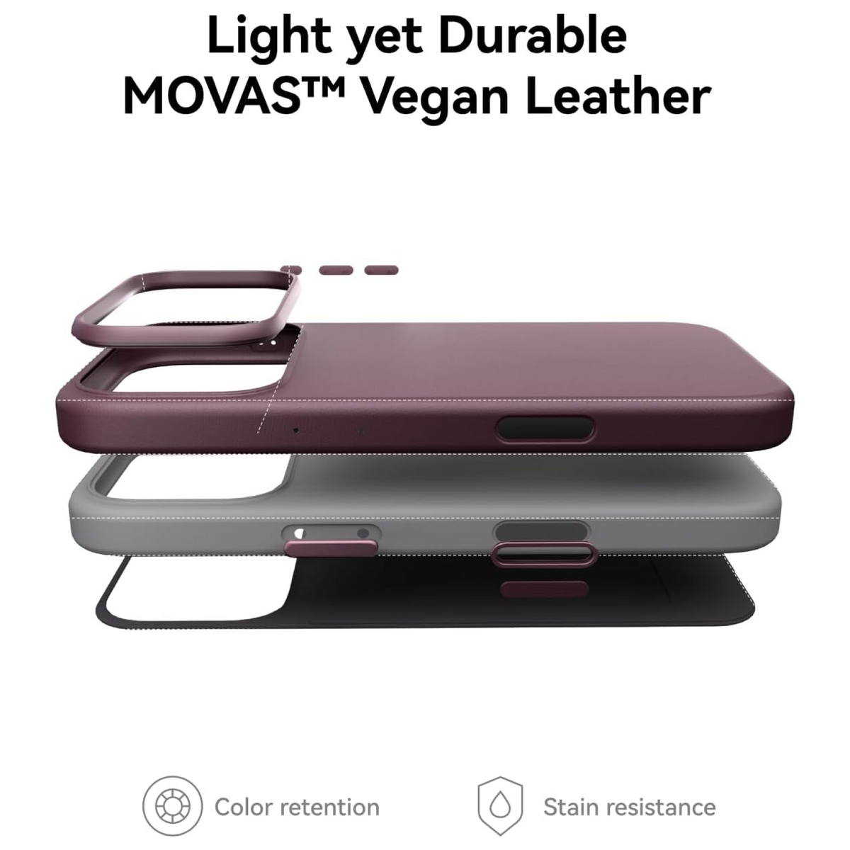 Moft Snap Case MOVAS™ for iPhone 18 Pro and Pro Max - MagSafe Compatible