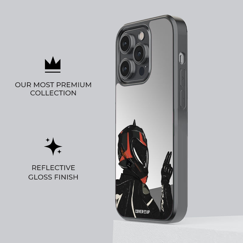 Shadow Rider Mirror Phone Case