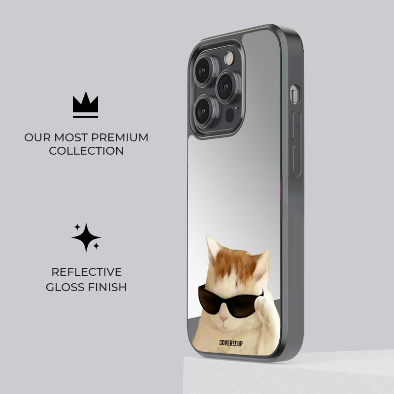 Catitude Mirror Phone Case