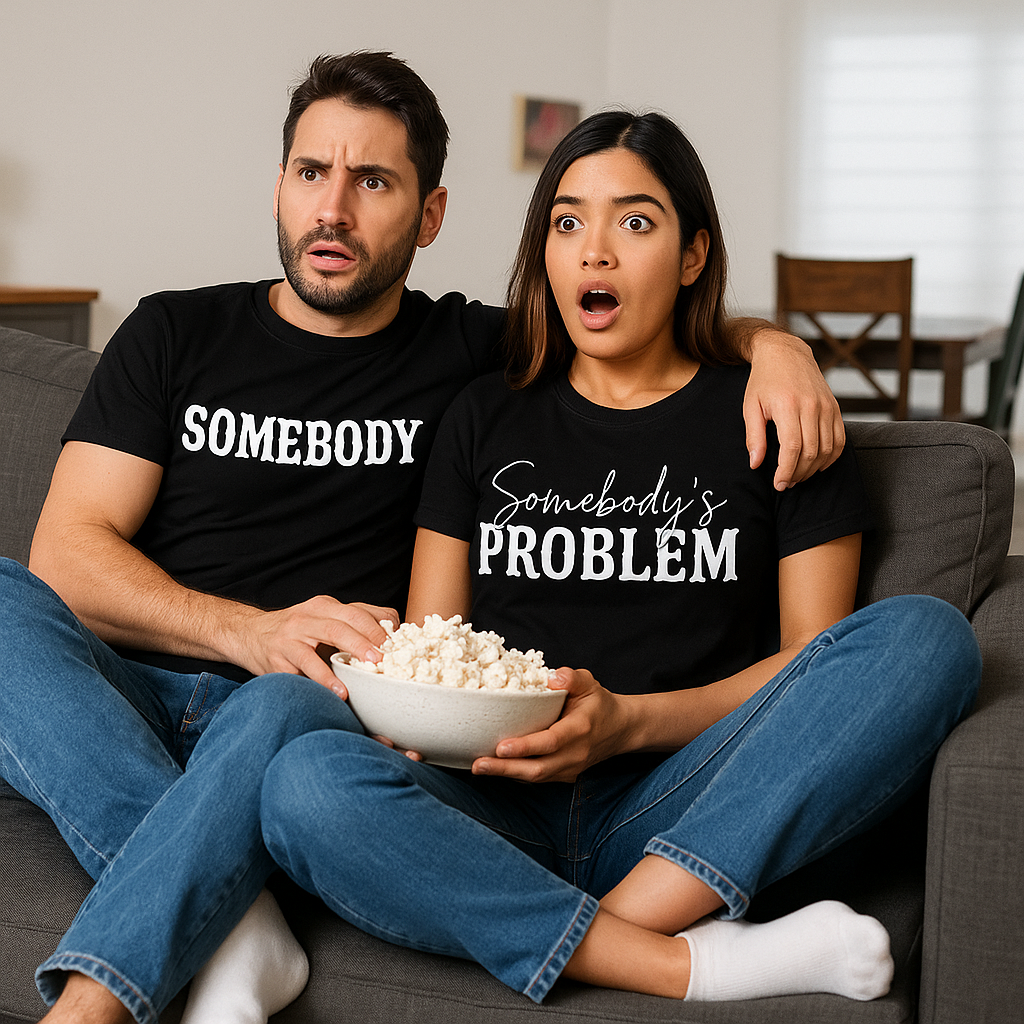 Somebody's Problem Couple T-Shirts